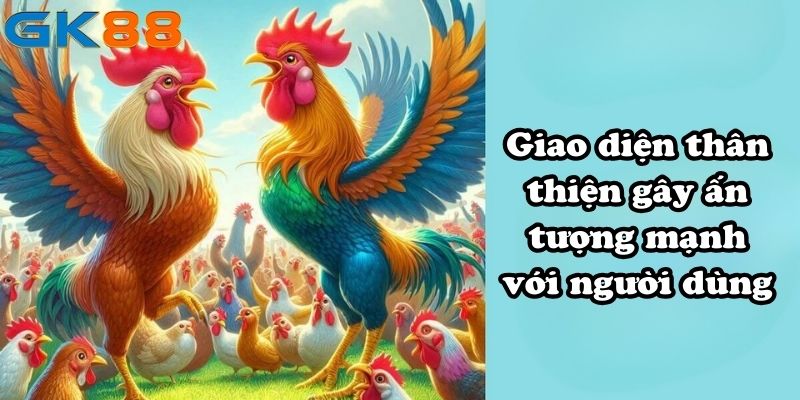 Giao diện thân thiện gây ấn tượng mạnh với người dùng